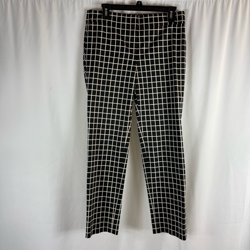 Ann Taylor Black and White Checkered women  Pants Size: 4